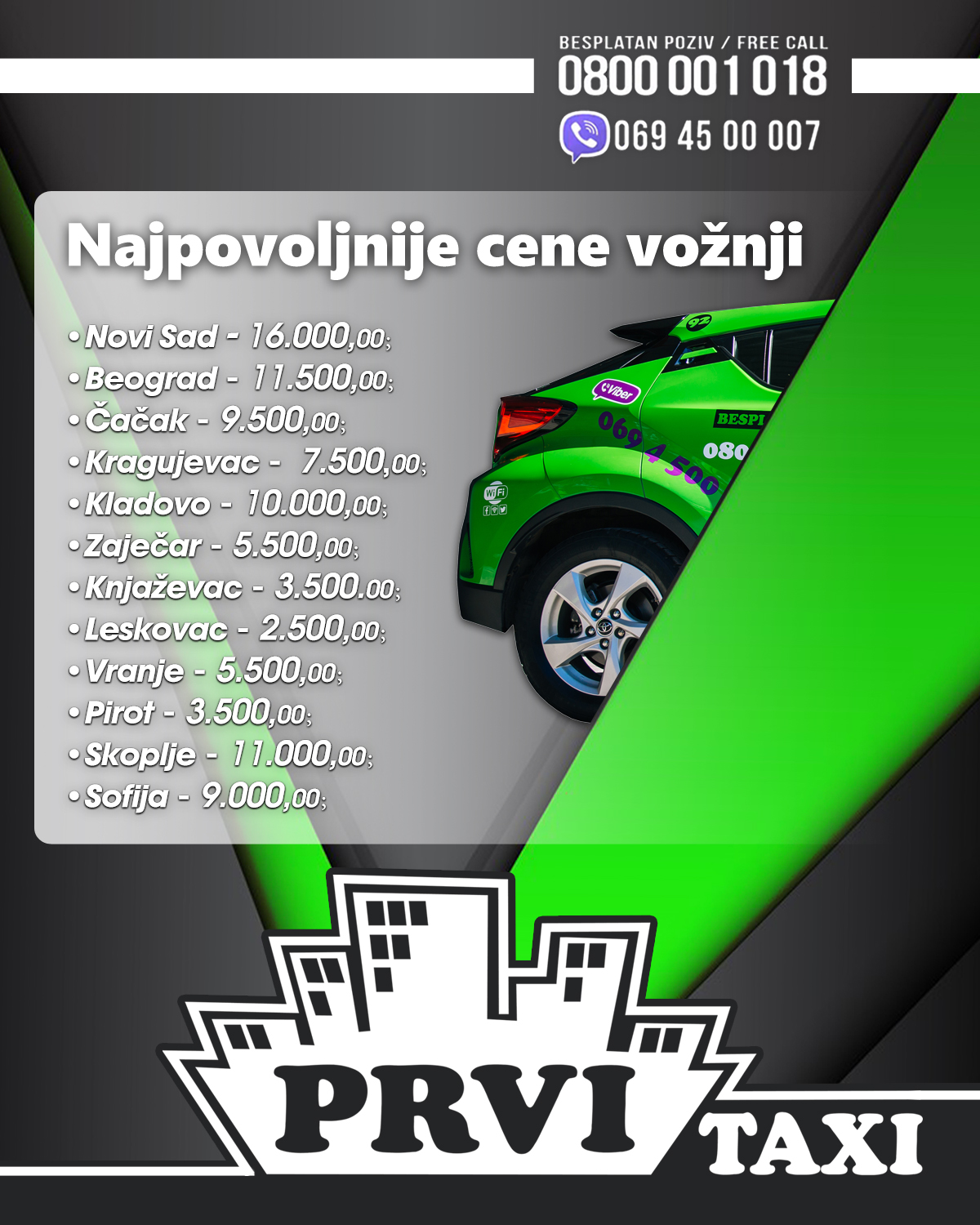 Taxi Niš - Prvi Taxi