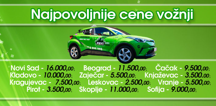 Taxi Niš - Prvi Taxi